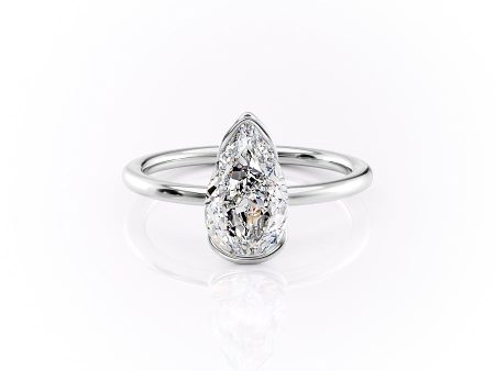 The Eliza Set With A 1.5 Carat Pear Moissanite Supply