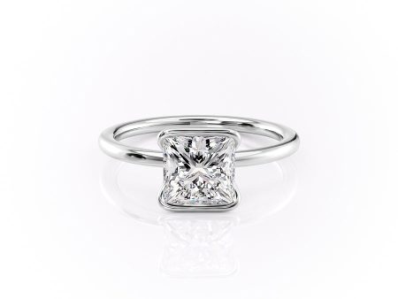 The Eliza Set With A 1.5 Carat Princess Moissanite Online Hot Sale