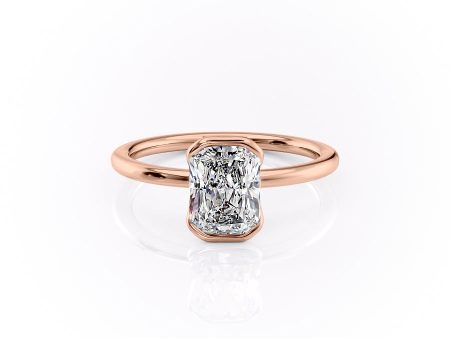 The Eliza Set With A 1.5 Carat Radiant Moissanite For Cheap