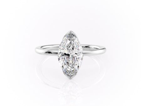 The Eliza Set With A 1 Carat Marquise Moissanite Cheap