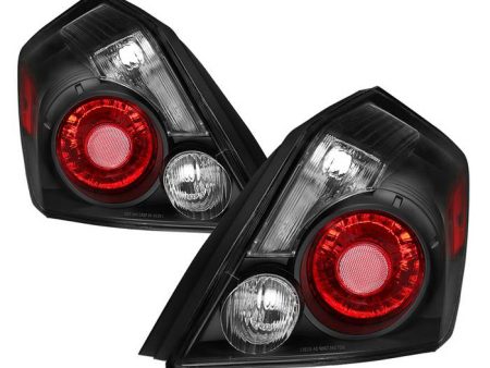 Xtune Tail Lights Nissan Altima Sedan (07-12) [OEM Style] Black Housing | Clear Lens Fashion