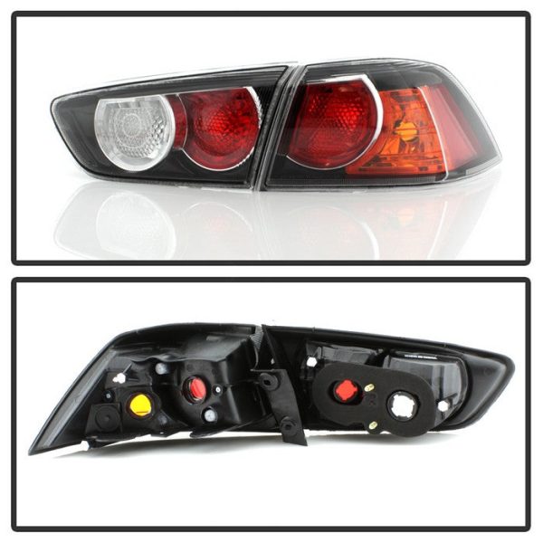 Xtune Tail Lights Mitsubishi Lancer (08-17) [OE-Style] Black Housing | Red or Smoked Lens Cheap