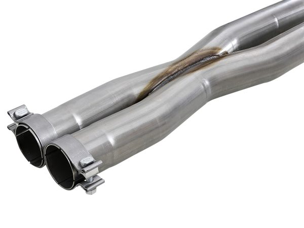 aFe Exhaust Dodge Challenger R T 5.7 V8 (2015-2016) 3  Mach Force-Xp in 304 Stainless Steel Hot on Sale