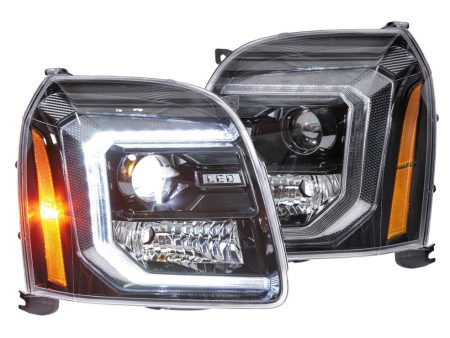 Morimoto Headlights GMC Yukon (2007-2014) XB Hybrid - Black Fashion