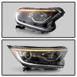 Xtune Projector Headlights Honda CRV (17-21) [Halogen Only w  DRL LED] Black w  Amber Turn Signal Lights Online