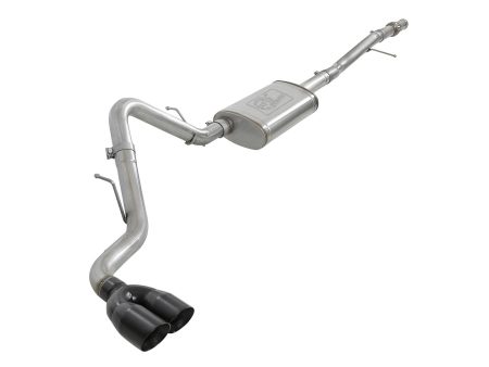 aFe Exhaust Chevy Silverado   GMC Sierra 1500 (2019-2022) 3   Vulcan Series in 304 Stainless Steel w  Dual Tips Online now