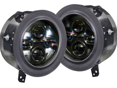 Morimoto Sealed 7 2.0 Headlights Jeep Wrangler JL (2018-2023) - Black on Sale