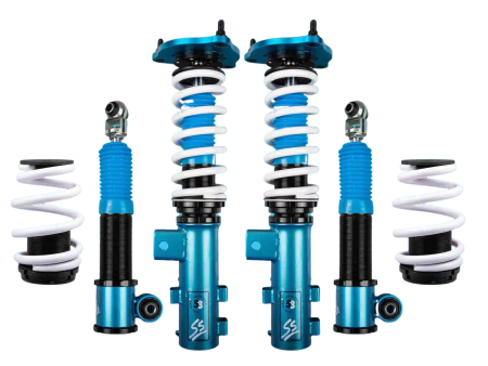 FIVE8 Coilovers Kia Forte (2014-2016) SS Sport Height Adjustable w  Front Camber Plates Fashion