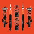 Riaction Coilovers Nissan Sentra B18 (20-21) GT-1 32 Way Adjustable w  Front Camber Plates on Sale