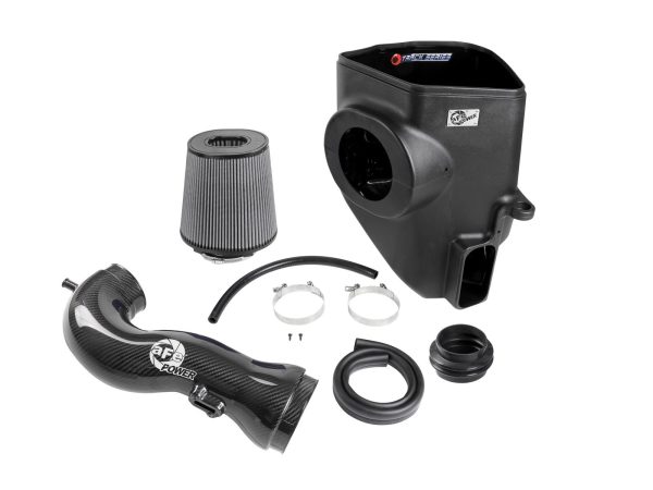 aFe Cold Air Intake Cadillac Escalade ESV V8 6.2L (21-22) Track Series Carbon Fiber w  Pro Dry S or Pro 5R Air Filter For Cheap