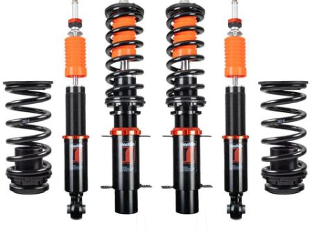 Riaction Coilovers VW Jetta MK4 (1999-2005) GT-1 32 Way Adjustable w  Front Camber Plates Supply