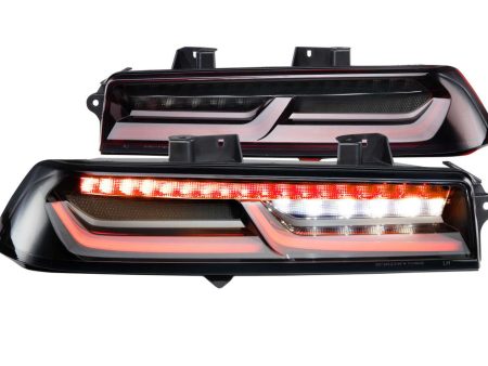 Morimoto Tail Lights Chevy Camaro (2014-2015) XB LED - Black - Red or Smoked DRL Cheap