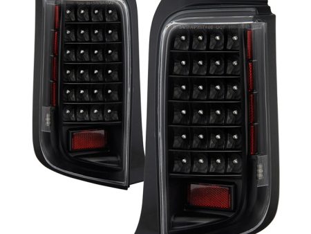 Xtune LED Tail Lights Scion xB (08-10) [Performance Style] Black Housing | Clear Lens Online