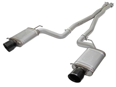 aFe Exhaust Cadillac CTS-V (2009-2015) 3  Mach Force-XP Series in 304 Stainless Steel w  Black or Polished Tips Supply