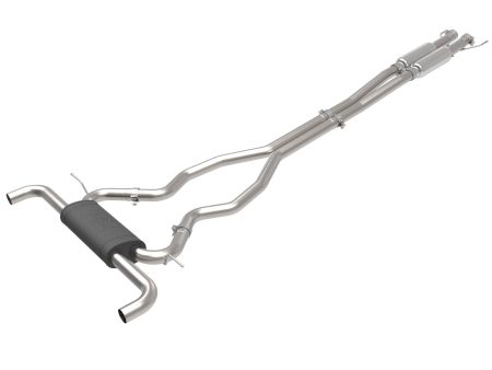 aFe Exhaust Ford Edge ST EcoBoost (2019-2023) 2.5  Vulcan Series in 304 Stainless Steel w  No Tips Hot on Sale