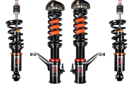 Riaction Coilovers Honda Element (03-11) GT-1 32 Way Adjustable w  Front Camber Plates For Sale