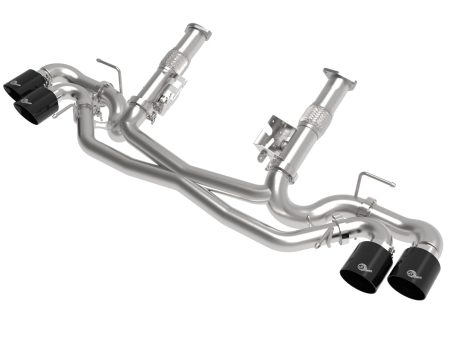 aFe Exhaust Chevy Corvette CB (2020-2022) Mach Force-Xp 304 Stainless Steel without Muffler No PP Fashion