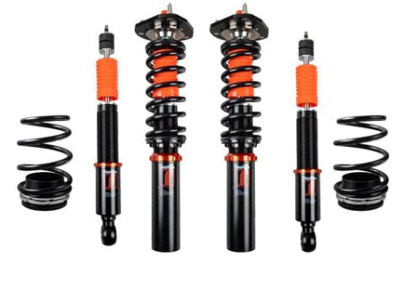 Riaction Coilovers Toyota Corolla AE86 Weld on (83-87) GT-1 32 Way Adjustable w  Front Camber Plates on Sale