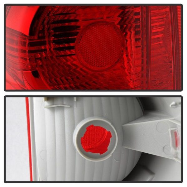 Xtune Tail Lights Toyota Tundra (2007-2009) [OEM Style] Chrome Housing | Red Smoked Lens Hot on Sale