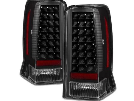 Xtune LED Tail Lights Cadillac Escalade (02-06) Black or Black Smoked Online now