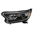 Xtune Projector Headlights Honda CRV (17-21) [Halogen Only w  DRL LED] Black w  Amber Turn Signal Lights Online