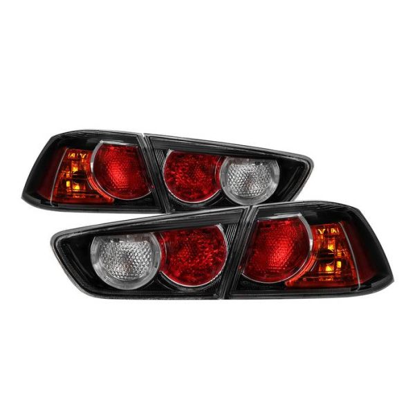 Xtune Tail Lights Mitsubishi Lancer (08-17) [OE-Style] Black Housing | Red or Smoked Lens Cheap