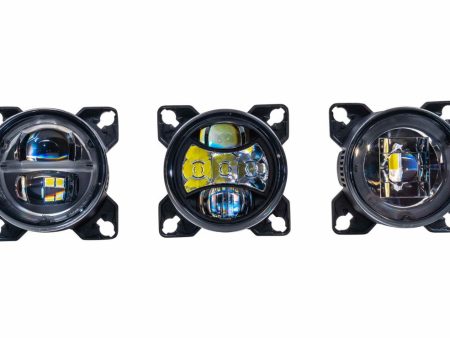 Morimoto Universal Sealed3 90mm LED Headlights -  Hi Beam   Low Beam   HiLo Beam Pattern For Discount