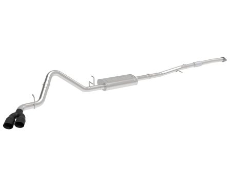 aFe Exhaust Chevy Silverado   GMC Sierra 1500 L4 2.7L (2019-2022) 3   Vulcan Series in 304 Stainless Steel w  Dual Tips For Cheap