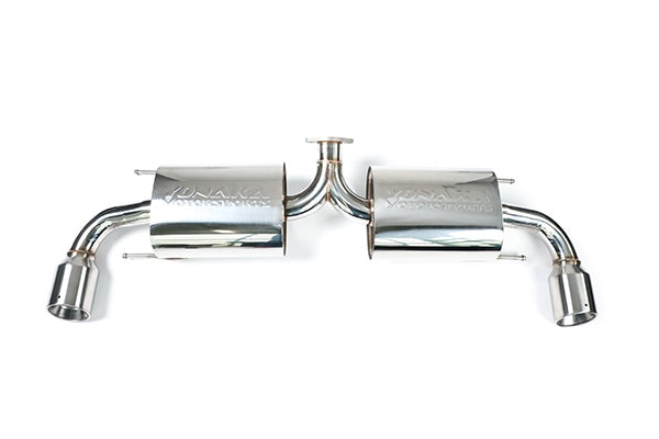 Yonaka Exhaust Mazda RX8 (04-08) 2.5  w  Dual Polished Mufflers & Tips Hot on Sale