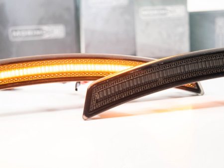 Morimoto Side Marker Lights Corvette C7 (2014-2019) XB LED - Front Amber For Sale