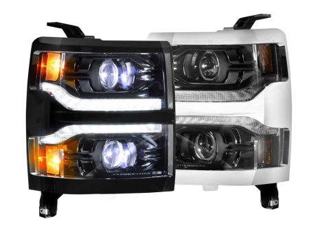 Morimoto Headlights Chevy Silverado 1500 (2014-2015) XB LED - Black on Sale