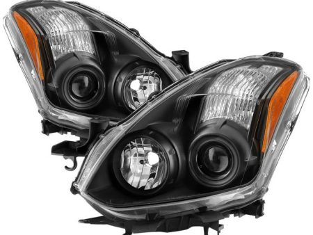 Xtune Projector Headlights Nissan Altima Coupe (10-13) [OEM Styles] Black w  Amber Turn Signal Lights on Sale