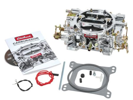 Edelbrock Reman Performer Series Carburetor 140549 (600 CFM, Manual Choke, Satin) Non-EGR For Sale