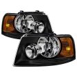 Xtune Headlights Ford Expedition (03-06) [OEM Style] Black w  Amber Signal Lights Online