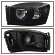 Xtune Crystal Headlights Dodge Ram (06-09) Black Smoked or Smoke w  Amber Turn Signal Light Online