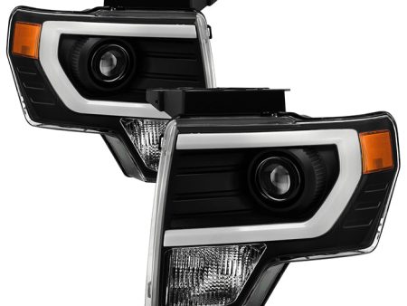 Xtune Projector Headlights Ford F150 (09-14) [Halogen Model Only] Light Bar or LED Halo DRL Online Hot Sale