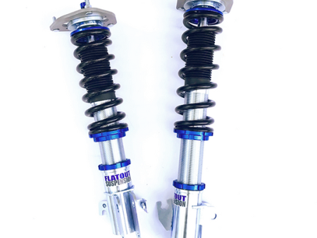 Flatout Suspension SR Coilovers Toyota Corolla E100 E110 E130 E140 E170 (93-18) w  Front Camber Plates Online Hot Sale