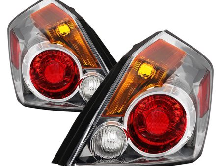 Xtune Tail Lights Nissan Altima Sedan & Hybrid (07-12) [OE-Style] Black or Chrome Housing | Clear Lens Online