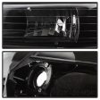 Xtune Crystal Headlights Chevy Silverado (99-02) [w  or w o Bumper Lights] Black   Black Smoke   Smoke on Sale