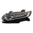 Xtune Full LED Headlights Honda Accord Sedan (18-20) [w  LED DRL Light] Black w  Amber Turn Signal Lights Online now