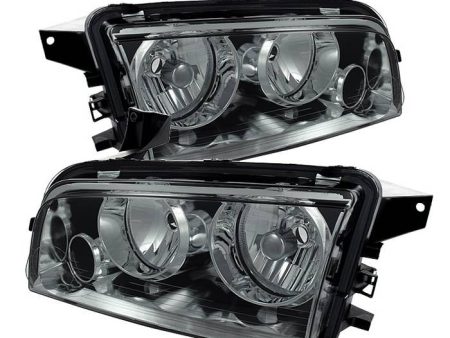 Xtune Headlights Dodge Charger (2006-2010) [Halogen Model Only] Smoked Online now