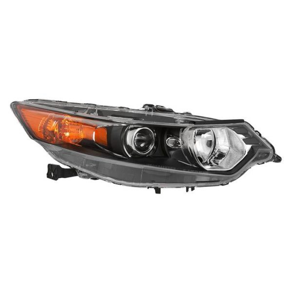 Xtune Projector Headlights Acura TSX (09-13) [HID Xenon Model] Black w  Amber Turn Signal Lights Fashion