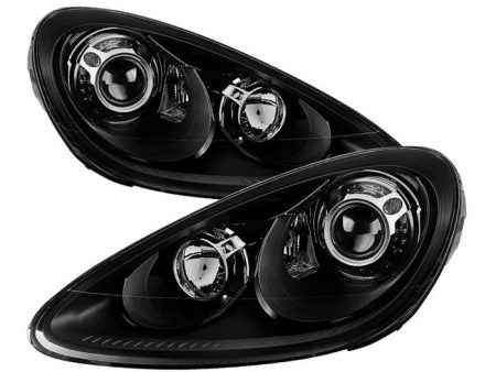 Xtune LED Projector Headlights Porsche Cayenne (11-14) [OE Style] Black or Grey Online Sale