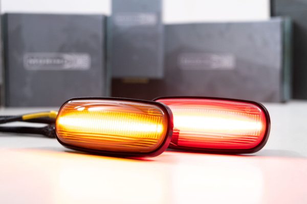 Morimoto Side Marker Lights Dodge Ram HD Dually (2003-2009) XB LED - Front Amber and Rear Red Online Hot Sale