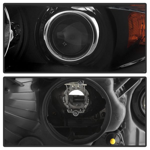 Xtune Projector Headlights Acura TSX (09-13) [HID Xenon Model] Black w  Amber Turn Signal Lights Fashion