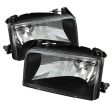 Xtune Crystal Headlights Ford Bronco (1992-1996) Black or Chrome Online now