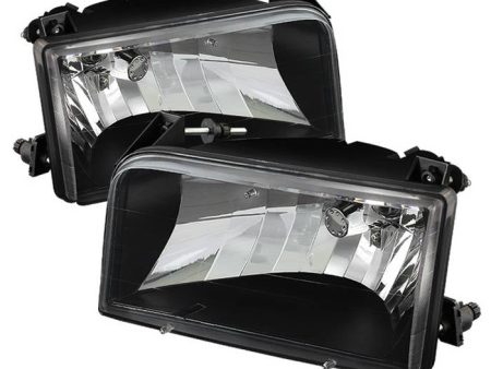 Xtune Crystal Headlights Ford Bronco (1992-1996) Black or Chrome Online now