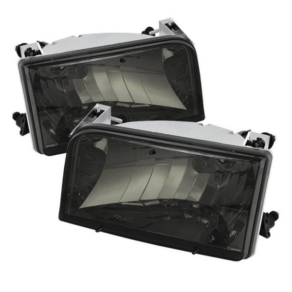 Xtune Crystal Headlights Ford Bronco (1992-1996) Black or Chrome Online now