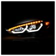 Xtune Projector Headlights Ford Focus (15-18) [Full LED w  LED Light Bar] Black or Chrome w  Amber Turn Signal Lights Online now