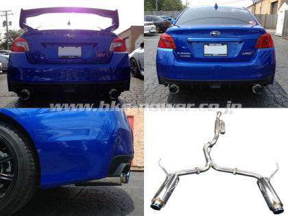 HKS Exhaust Subaru WRX & WRX STi (2015-2021) Hi Power Axleback - 31006-BF001 Fashion